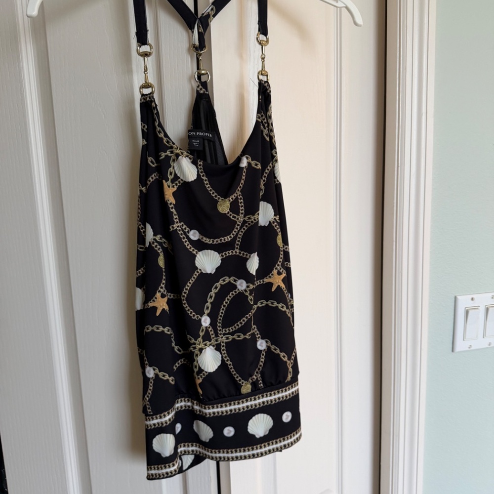 Boston Proper Hardware Racerback Top - Picture 2 of 7